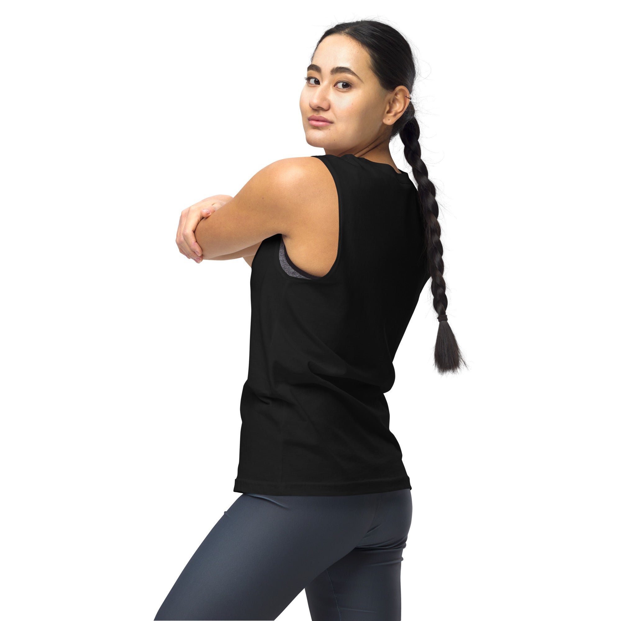 SR | Black | I HEART SR Muscle Shirt