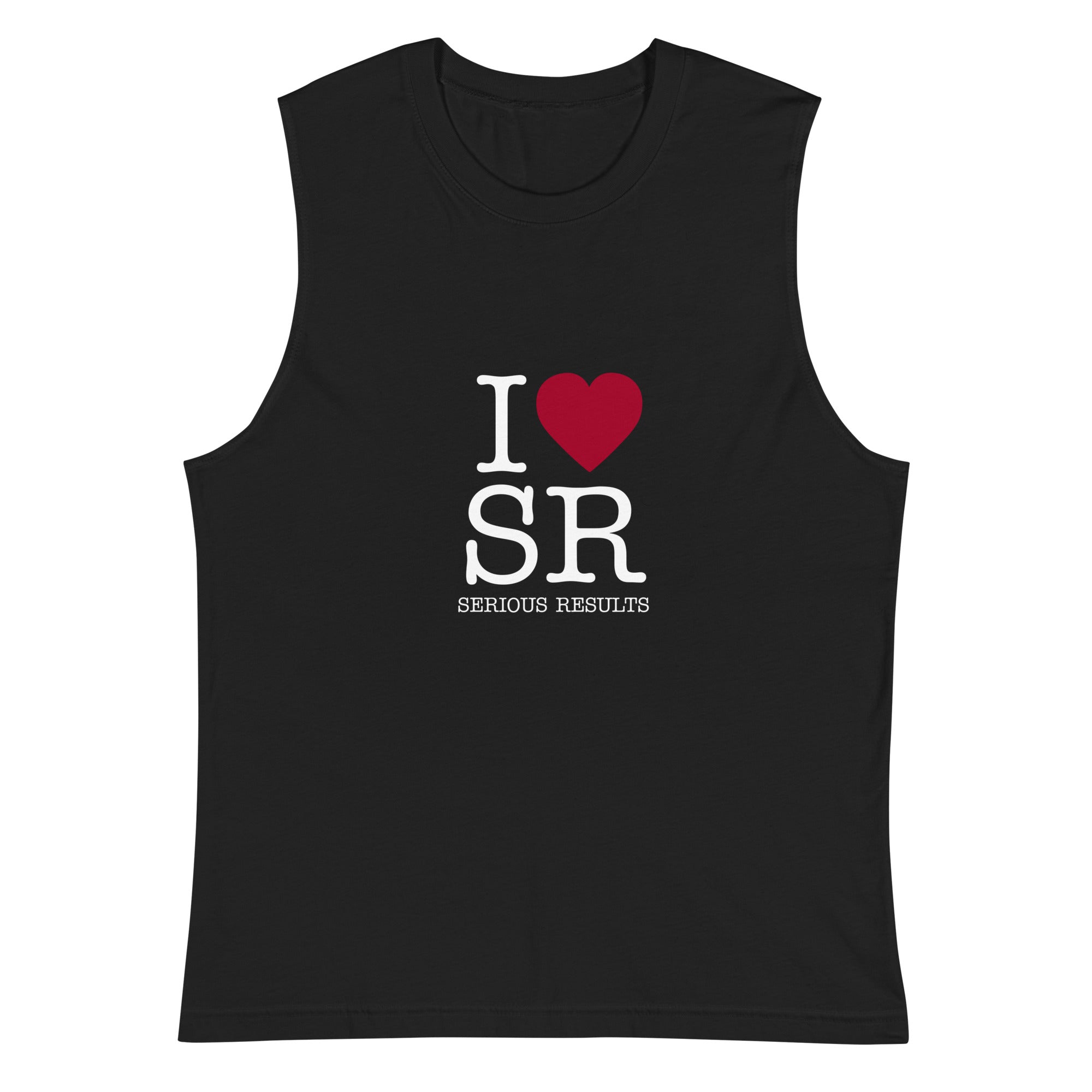 SR | Black | I HEART SR Muscle Shirt