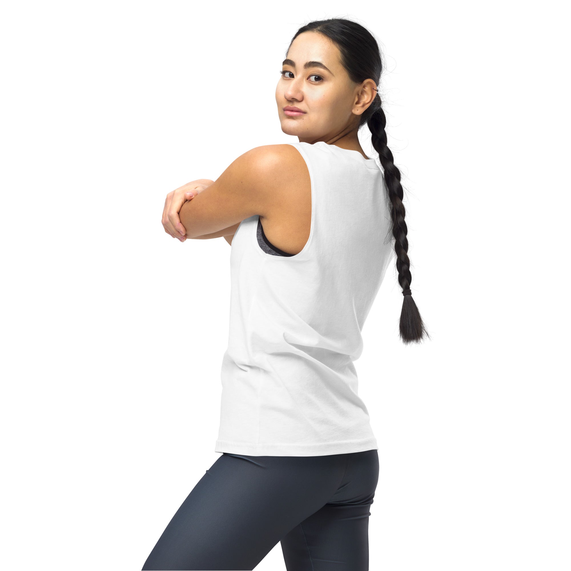 SR | White | I HEART SR Muscle Shirt