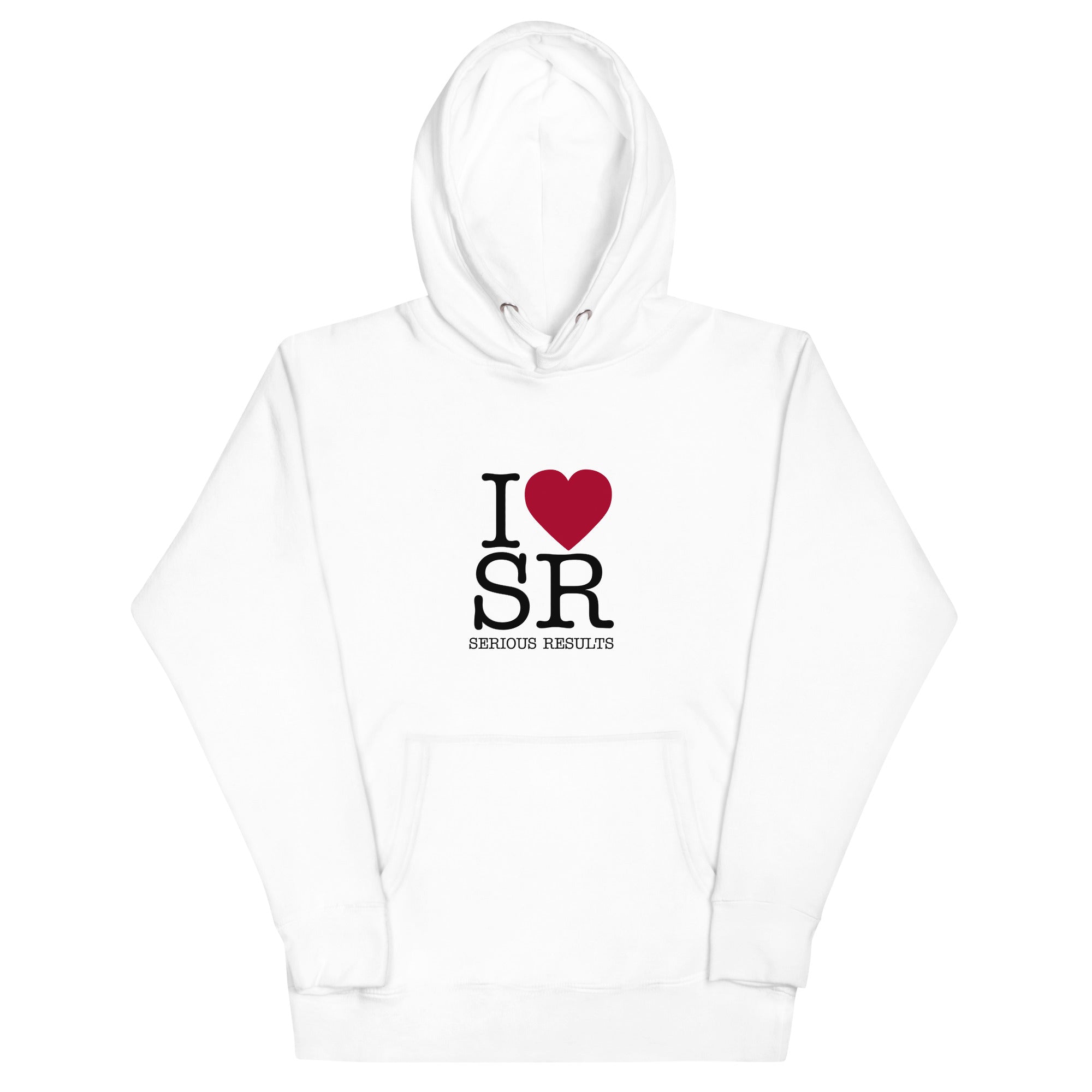 SR | White | I HEART SR Hoodie