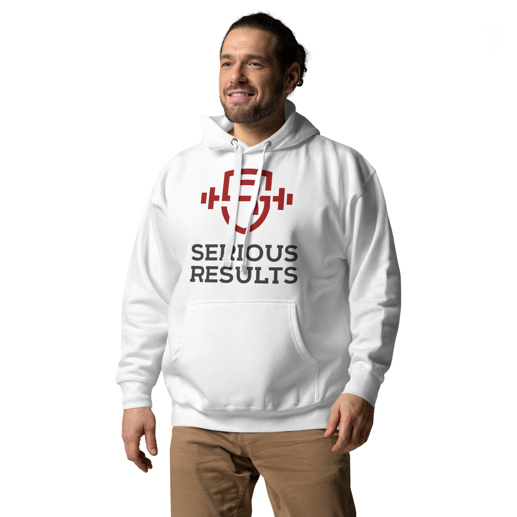 SR White Unisex Hoodie