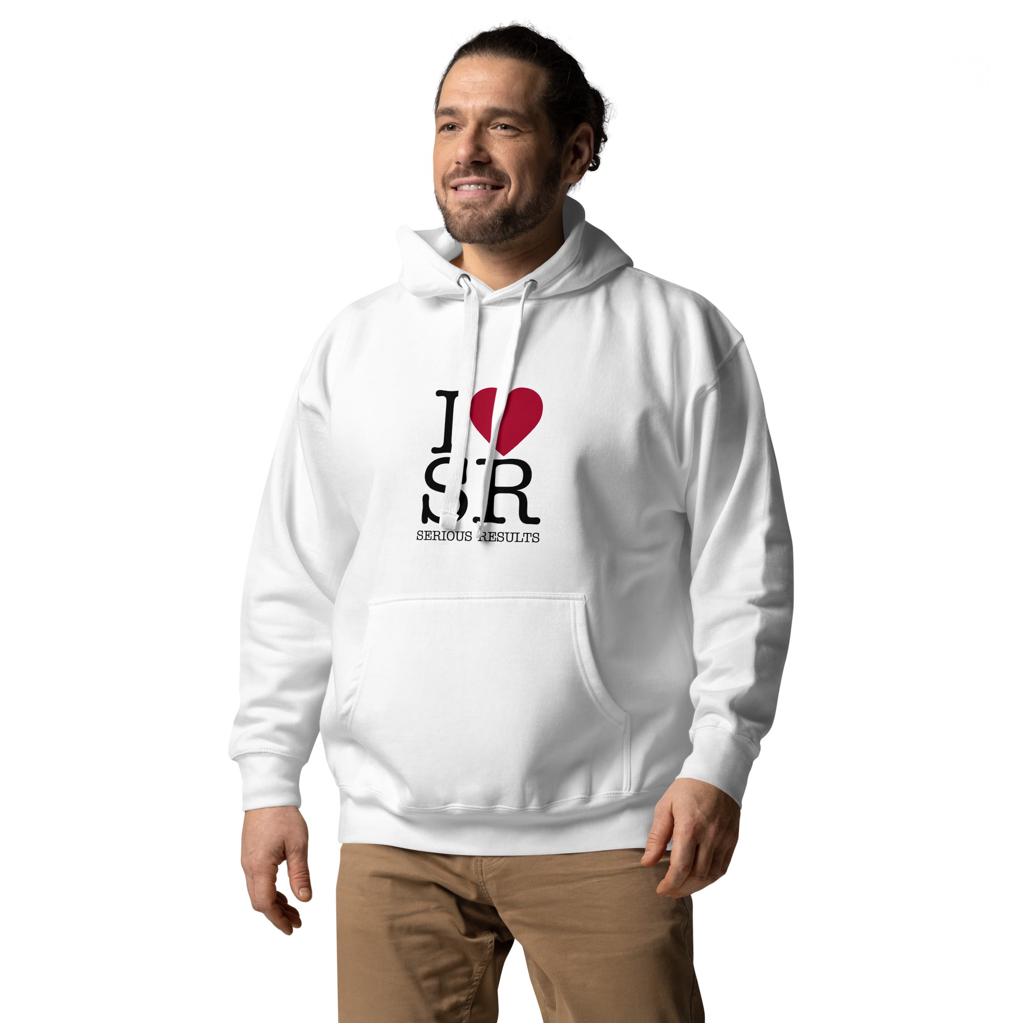 SR | White | I HEART SR Hoodie